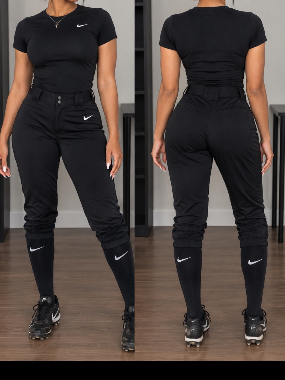 Nike Vapor Track Joggers with Swoosh